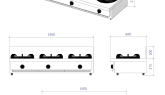 Kaasuliesi 3x 14kW