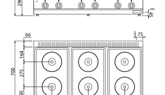 Electric cooker 15,6 kW