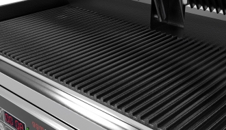 Kontaktgrill rihvel + rihvel 570mm