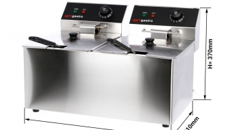 Table fryer 8+8L