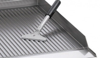 Plate grill ribbed 80x70
