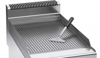 Plate grill ribbed 40x70