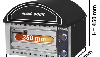 Мини-печь для пиццы 1 x 34см