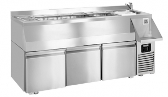 bar cold table 1,6x0,6 - 235L