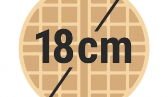 Vahvlimasin 180 ° rotation