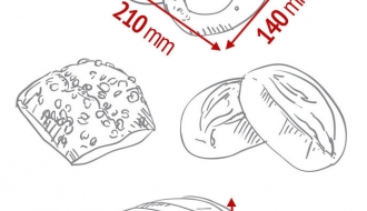 Leipäleikkuri 140mm