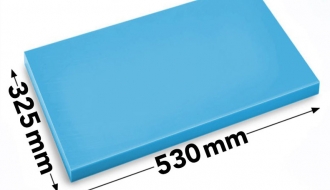 Leikkuulauta - 50 x 32,5 cm - sininen