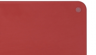 Schneidebrett mit Saftrille - 40 x 60 cm - Rot