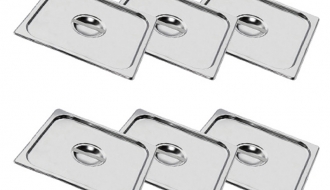 Edelstahl GN Deckel 1/2