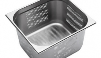 GN container perforated 2/3 - Depth 200 mm