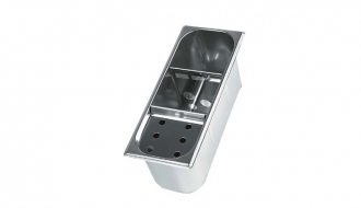 CNS scoop rinsing tray for Vpcarenato - 1 opening at bottom
