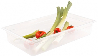 Polypropylene containers GN 1/1 - milky - height 150mm