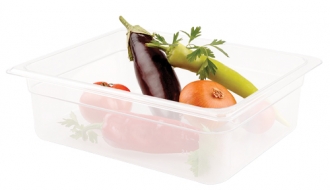 Polypropylene containers GN 1/2 - milky - height 65mm