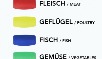 Polypropylene containers GN 1/2 - milky - height 7mm