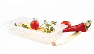 Polypropylene containers GN 1/3 - milky - height 65mm