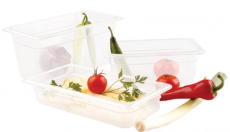 Polypropylene containers GN 1/3 - milky - height 65mm