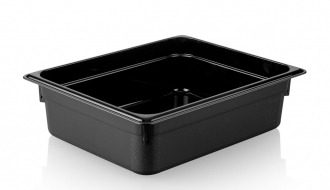 Polypropylene containers GN1/2 - black - height 100mm