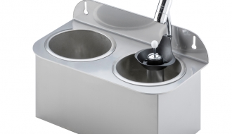 Eisportioniererdusche mit Portioniererdursche & integr. Wasser-Rückfluss Verhinderer