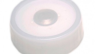 Breathable screw top for heavy sauces / White