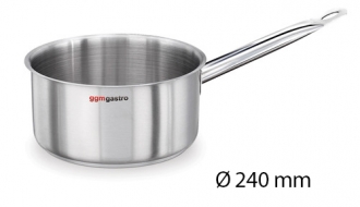 Saucepan - Ø 240 mm - height: 150 mm | saucepan | milk pot | stainless steel pot | pot | cooking pot