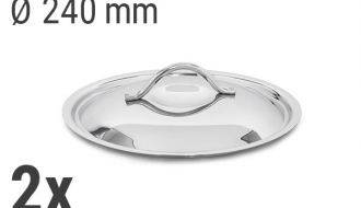Pot set - 8 pcs. incl. lid | Cooking utensils | Pot | Cooking pot set | Pan | Pot lid | Frying pan | Stainless steel pot | Gastronomy
