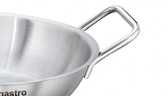 Stainless steel paella pan - Ø 320 mm - height 65 mm