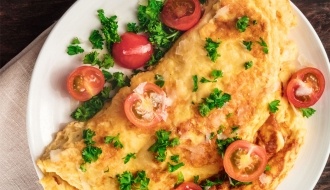 reversible pan - Ø 32 cm | double pan | fish pan | omelette pan | pancake pan