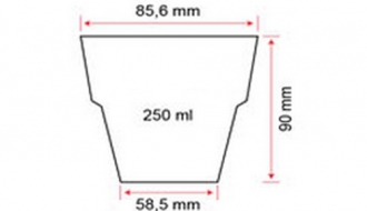 Polycarbonate lenses - 200 ml - 50 picces