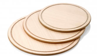 Pizza plate with juice groove - Ø 38 cm | Pizza board | Wooden plate