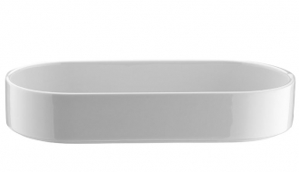 Dessert / salad bowl - oval - Ø 20 cm - set of 6