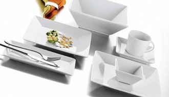 Plate - 33 x 18 cm - set of 6