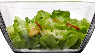 Tokio square glass bowl - 297 x 297 mm
