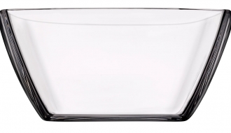 Tokio square glass bowl - 297 x 297 mm