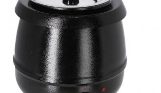 Soep kettle - 9 liters - black