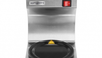 Warmhalteplatte für 2 Kaffee- oder Teekannen