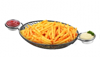 (6 Stück) Fingerfood Korb - oval mit Griffen