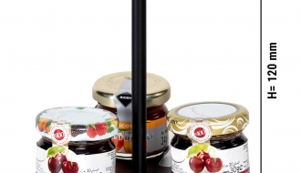 (4 Stück) Marmeladen Etagere / Buffetständer