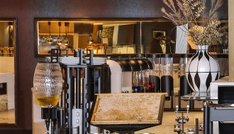 (4 Stück) Marmeladen Etagere / Buffetständer - mit 4 Ablagen