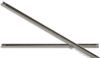 (2 Stück) Edelstahlschienen - 2x lang - 630 mm