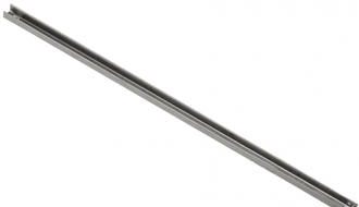 (2 Stück) Edelstahlschienen - 2x lang - 630 mm