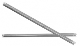 Stainless steel rails 1 left and 1 right (550 mm)