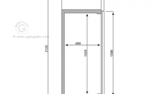 Fridge freezer (GN 2/1) - with 2 doors