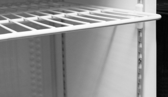 Refrigerator made of stainless steel – 239 liters - with 1 door