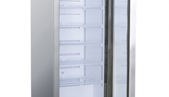 Refrigerator made of stainless steel - 590 liters - with 1 door