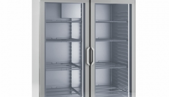 Refrigerator (GN 1/1) - with 2 glass doors