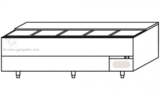 Bottle chest freezer 800 litres