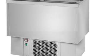 Bottle chest freezer 200 litres (stainless steel)