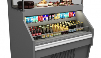 Sales counter / refrigerated counter - 1.32 x 0.93 m