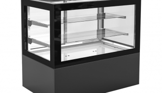 Kuchentheke / Kühlvitrine - 1,21 x 0,79 m - 570 Liter - mit 2 Ablagen
