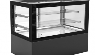 Kuchentheke / Kühlvitrine - 1,61 x 0,79 m - 780 Liter - mit 2 Ablagen